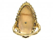 Georgian Diamond Stellar Marquise Ring