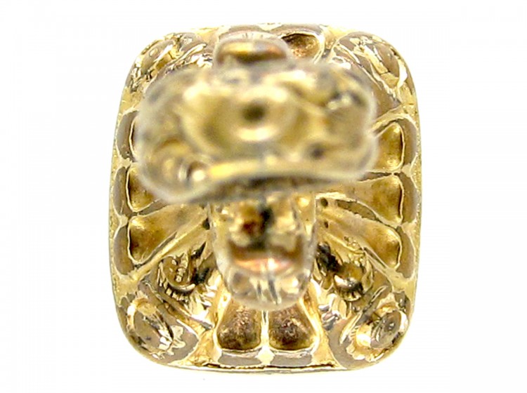 Regency Gold Cased Seal with Chalcedony Base