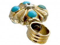 Regency Gold & Turquoise Watch Key