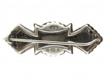 Victorian Silver Sweetheart Brooch