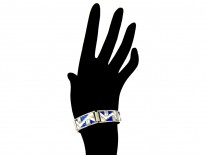 Art Deco Enamel Bracelet