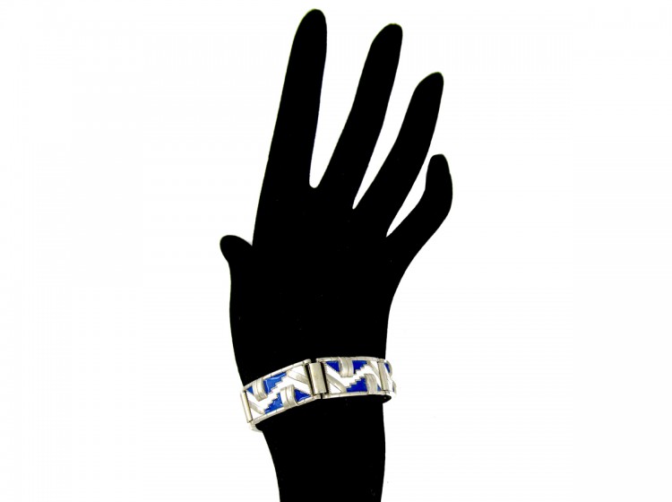 Art Deco Enamel Bracelet