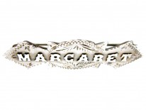 Victorian Silver Sweetheart Brooch