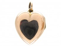 Pearl & Garnet Heart Locket