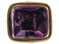 Regency Gold Cased Seal with Amethyst Base