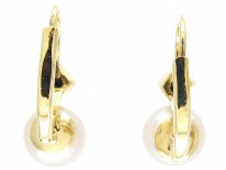 Pearl & Diamond Earrings