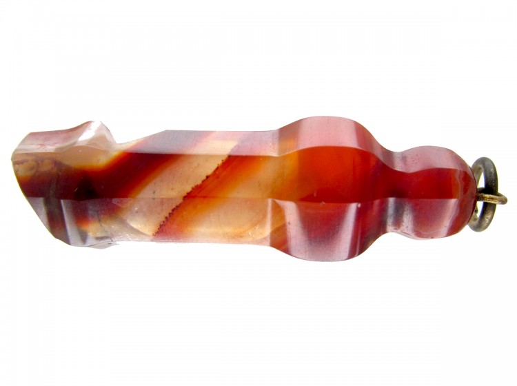 Victorian Carved Cornelian Whistle