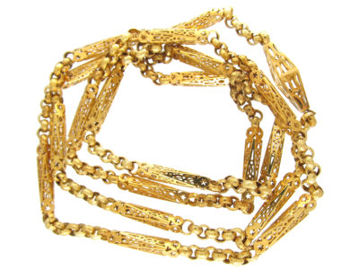 Georgian 18ct Gold Lantern Chain
