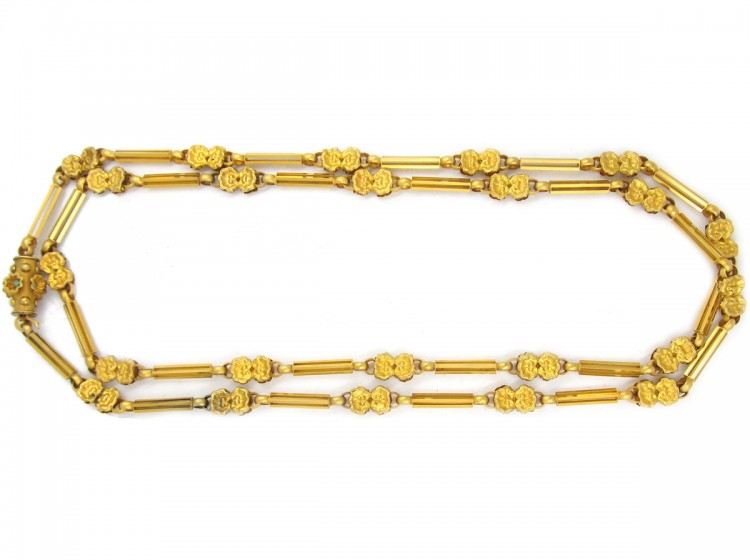 Georgian 18ct Gold Guard Chain