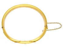 Victorian 18ct Gold & Diamond Bangle