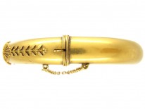 Victorian 18ct Gold & Diamond Bangle