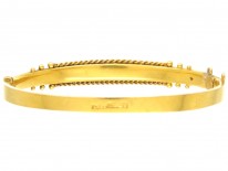 Sapphire & Diamond Edwardian Bangle