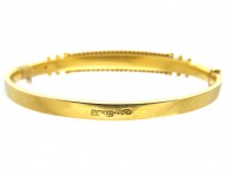 Sapphire & Diamond Edwardian Bangle