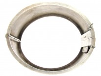Victorian Silver & Gold Overlay Bangle