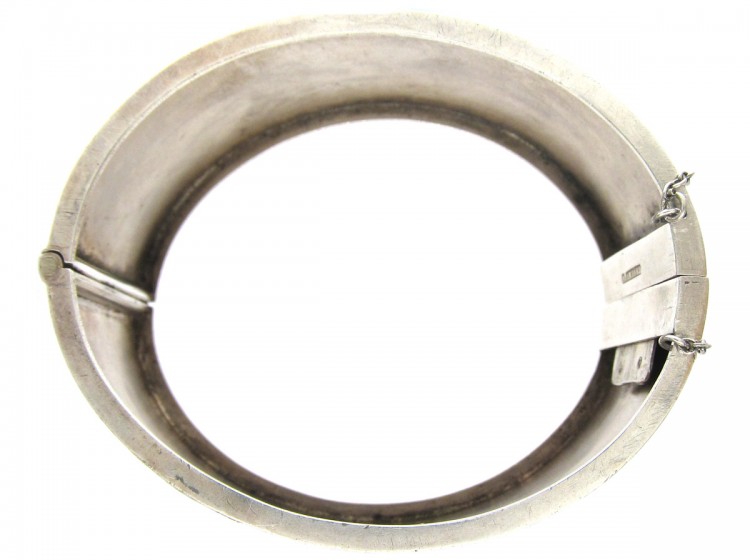 Victorian Silver & Gold Overlay Bangle
