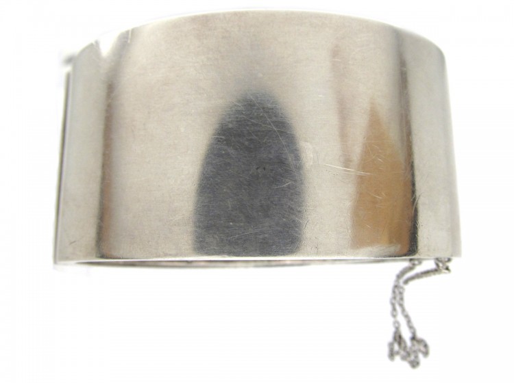 Victorian Silver & Gold Overlay Bangle