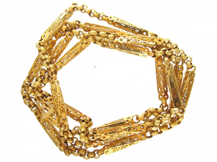 Georgian 18ct Gold Lantern Chain
