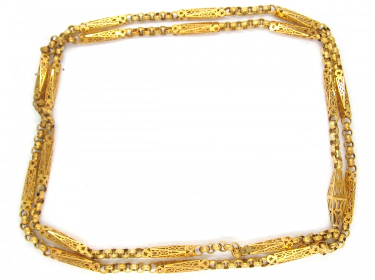 Georgian 18ct Gold Lantern Chain