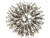 Victorian Silver Collar with Pear Shaped Drops