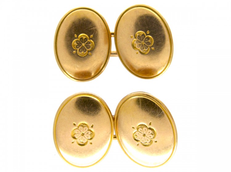 18ct Gold Victorian Cufflinks