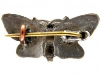 Mini Silver & Enamel Butterfly Brooch