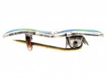 Mini Silver & Enamel Butterfly Brooch