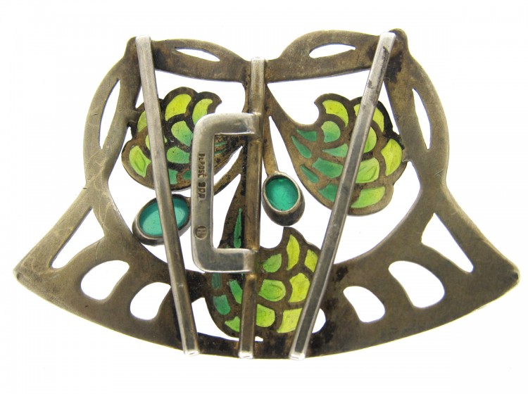 Silver & Plique-à-Jour Buckle by Heinrich Levinger