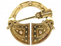 Victorian Celtic 18ct Gold Brooch