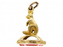 Gold Cased Kangaroo Victorian Seal