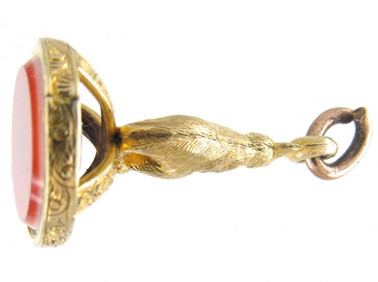 Gold Cased Kangaroo Victorian Seal