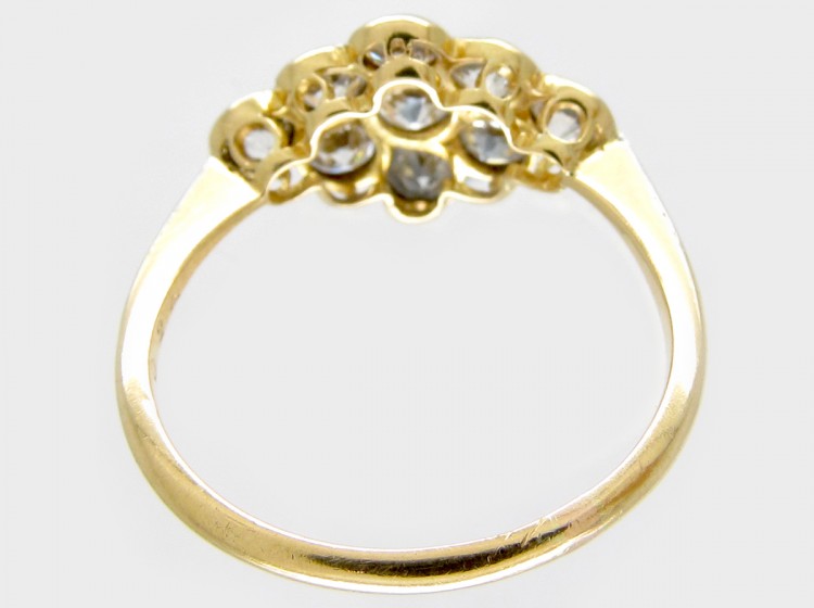 Edwardian Diamond Cluster Ring