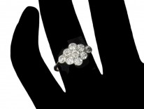 Edwardian Diamond Cluster Ring