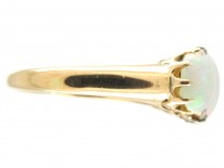 Victorian Opal & Diamond Three Stone Ring