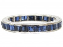 Art Deco Sapphire Eternity Ring