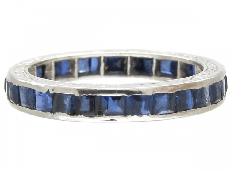 Art Deco Sapphire Eternity Ring