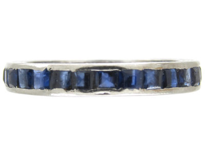 Art Deco Sapphire Eternity Ring