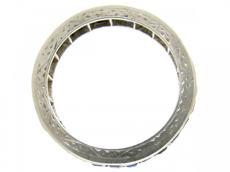 Art Deco Sapphire Eternity Ring
