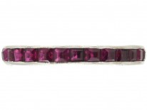 Art Deco Ruby Eternity Ring