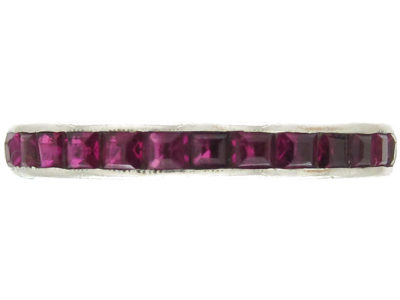 Art Deco Ruby Eternity Ring