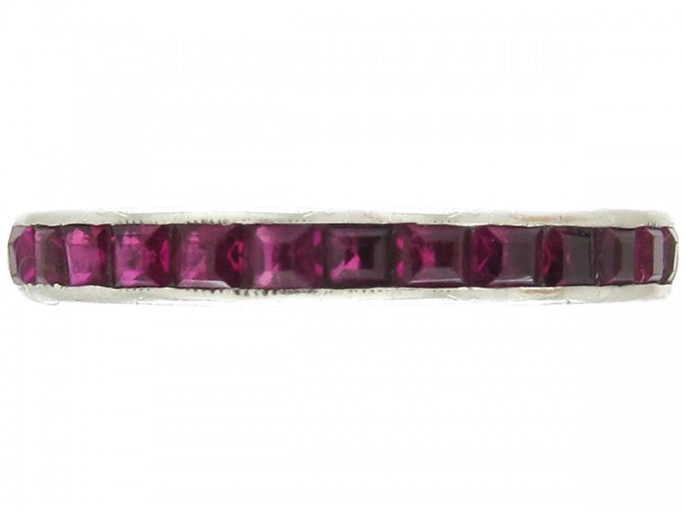 Art Deco Ruby Eternity Ring