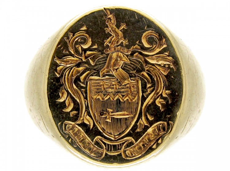 9ct Gold Intaglio Ring