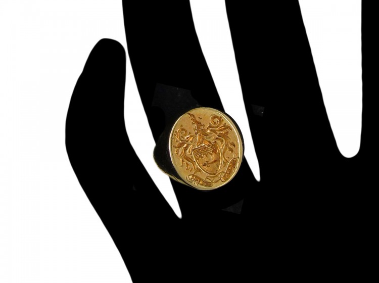 9ct Gold Intaglio Ring