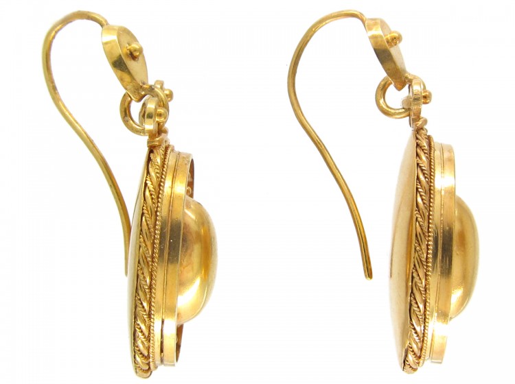 15ct Gold Victorian Earrings