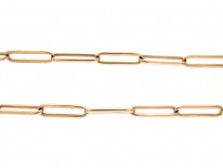 9ct Gold Long Link Albert Chain