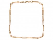 9ct Gold Long Link Albert Chain