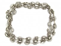 Victorian Silver Guard Chain