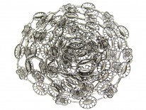 Victorian Silver Guard Chain