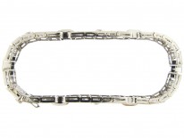Sapphire & Diamond Art Deco Bracelet