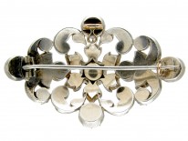 Victorian Silver & Paste Brooch