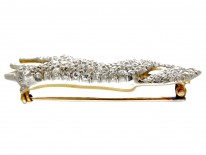 Diamond Set Edwardian Fox Brooch